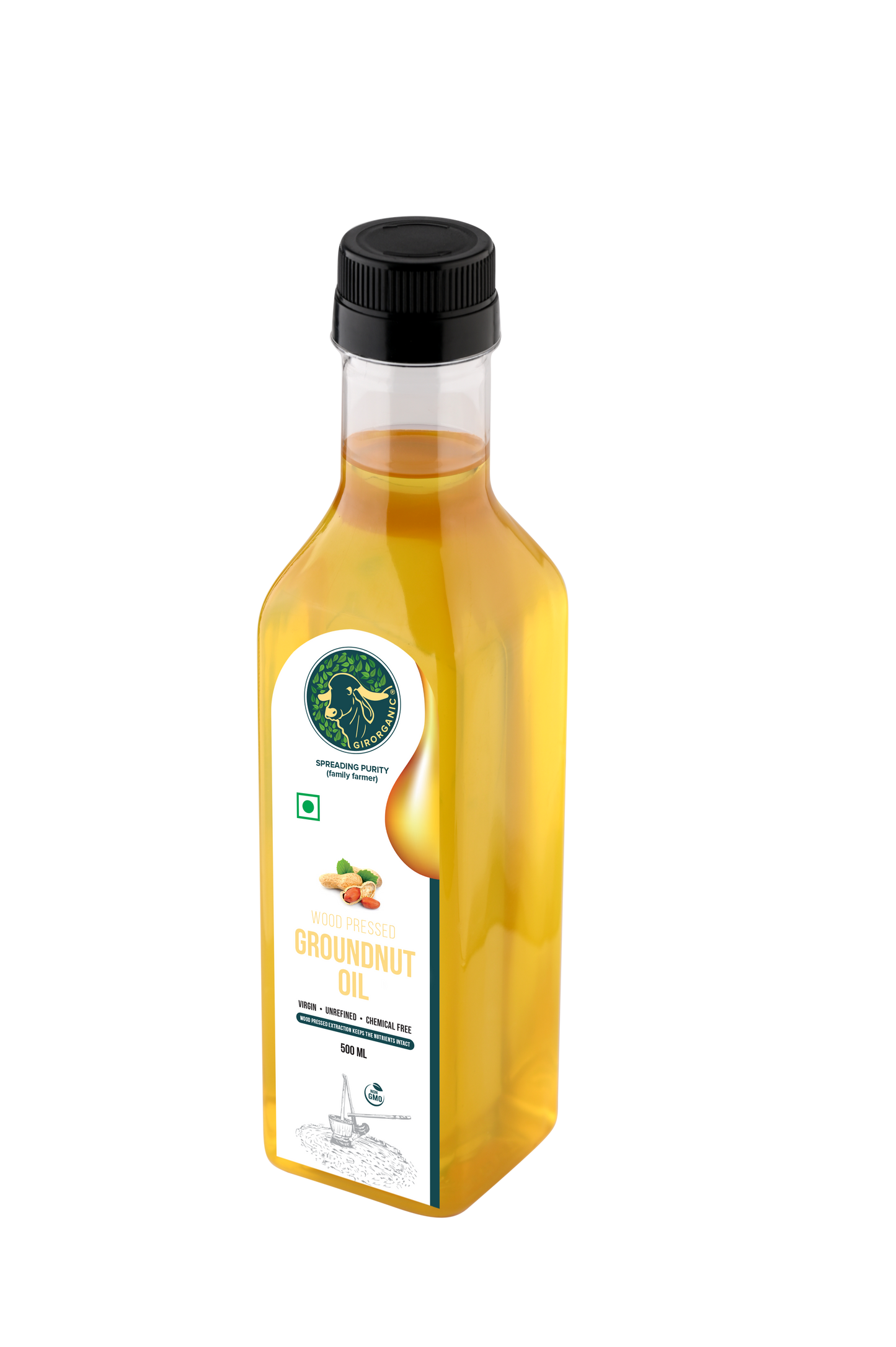 Wood Pressed Groundnut Oil