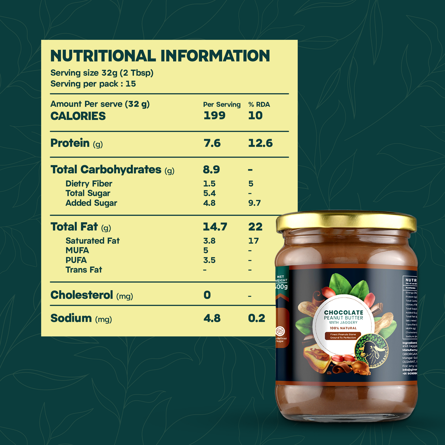 Chocolate Peanut Butter with Jaggery