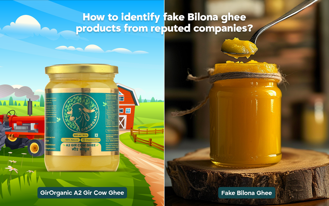 How to identify fake Bilona ghee products from reputed companies?