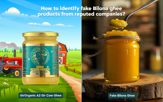 How to identify fake Bilona ghee products from reputed companies?