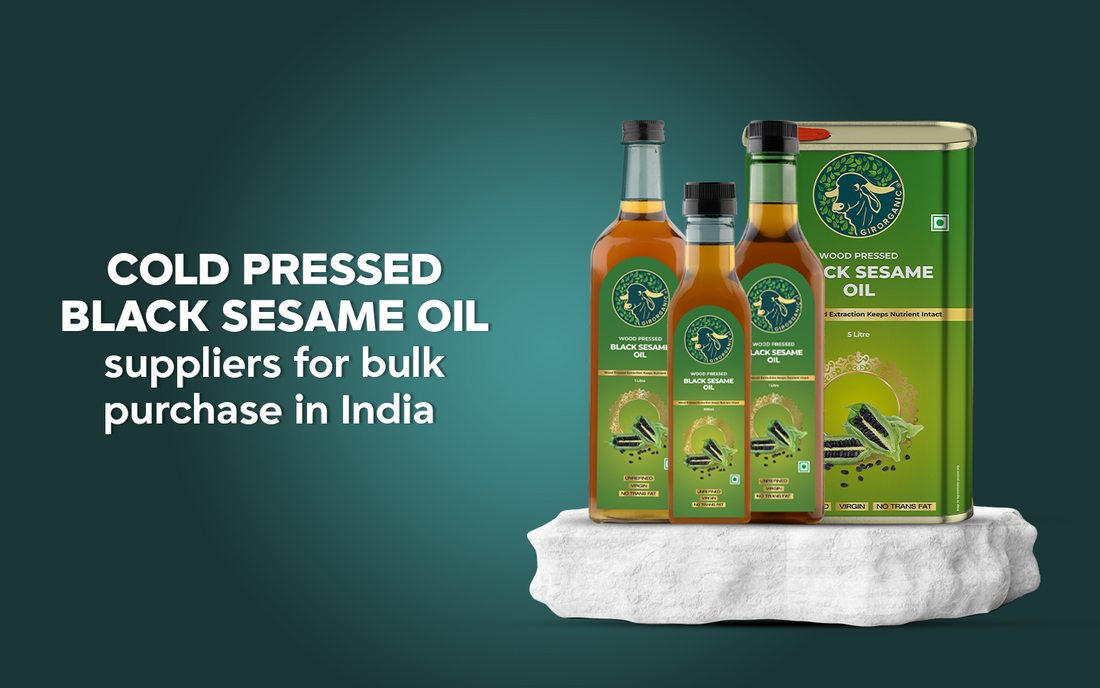 Cold pressed black sesame oil suppliers for bulk purchase in India