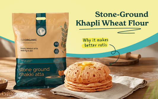 Rotis The Old Way: Cooking With Stone-Ground Khapli Wheat Flour