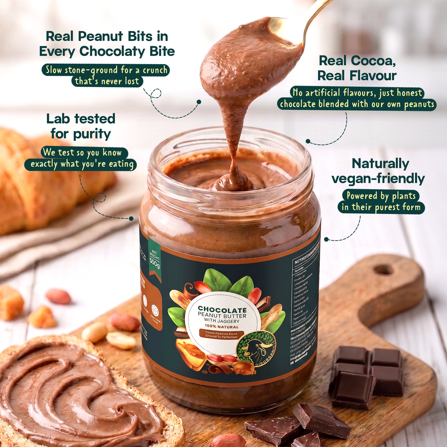 Chocolate Peanut Butter with Jaggery