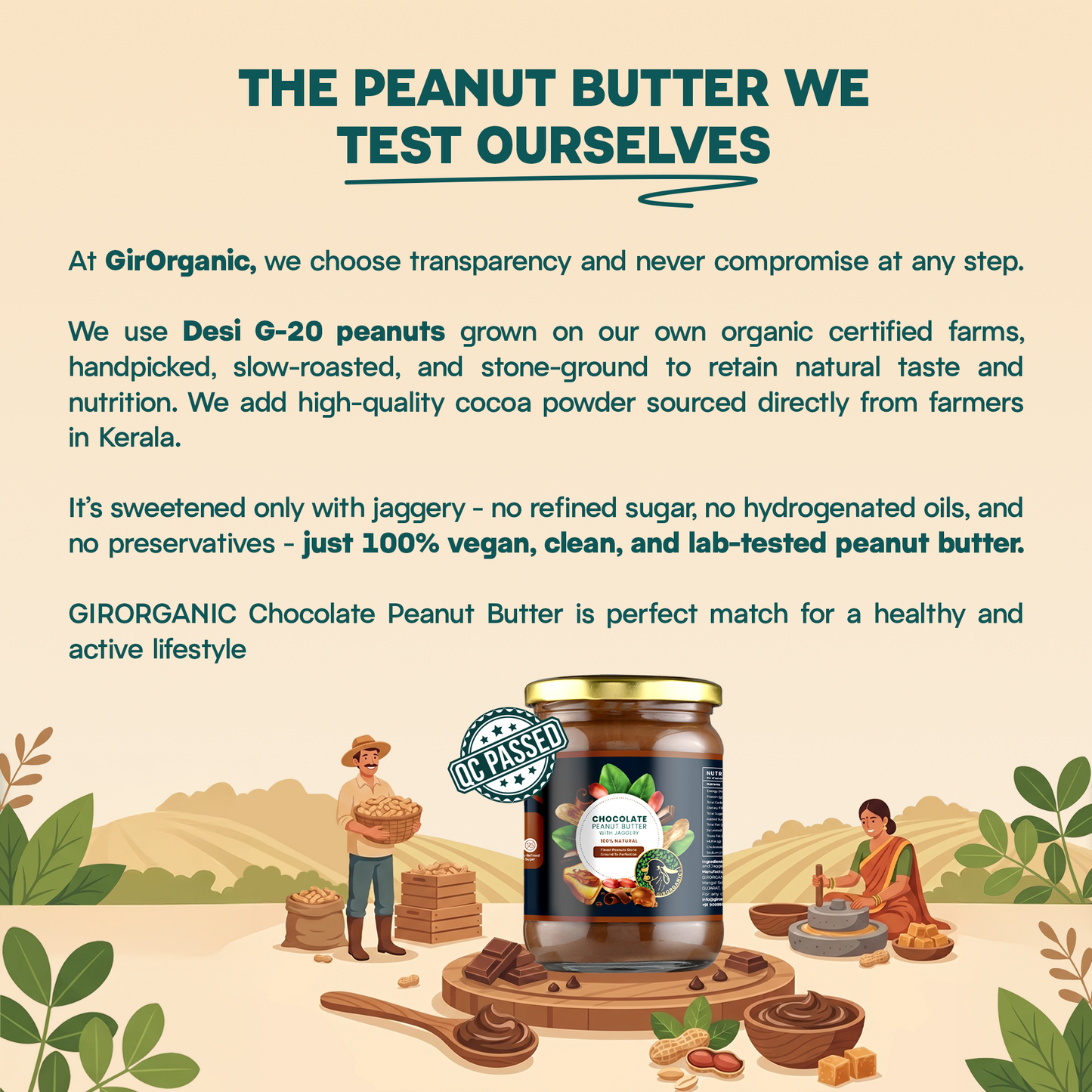Chocolate Peanut Butter with Jaggery