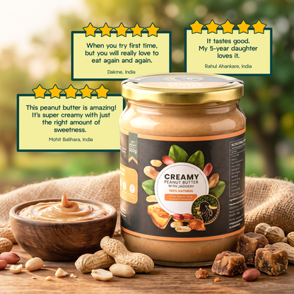 Creamy Peanut Butter with Jaggery
