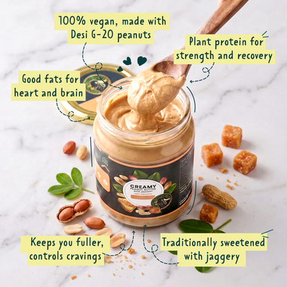 Creamy Peanut Butter with Jaggery