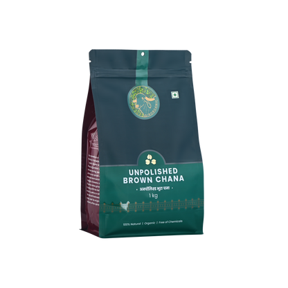 Brown Chana - 1 Kg Unpolished