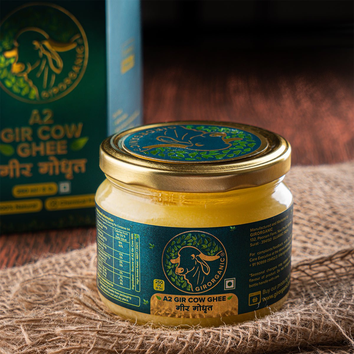 Pure & Organic A2 Gir Cow Ghee | GIRORGANIC