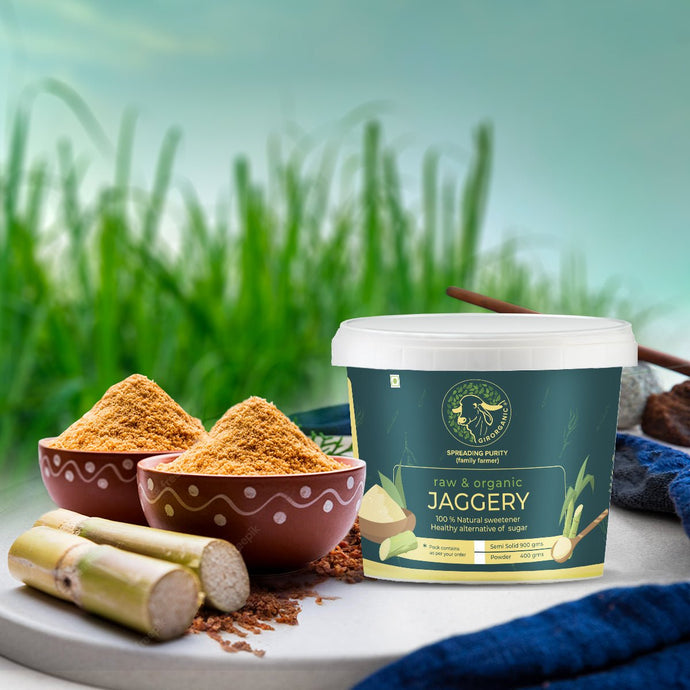 Raw & Organic Jaggery Powder (400 gm)