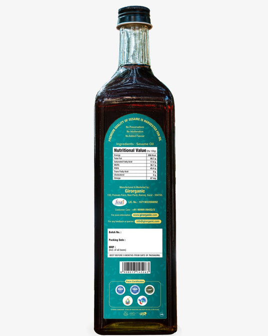 Wood Press Black Sesame Oil