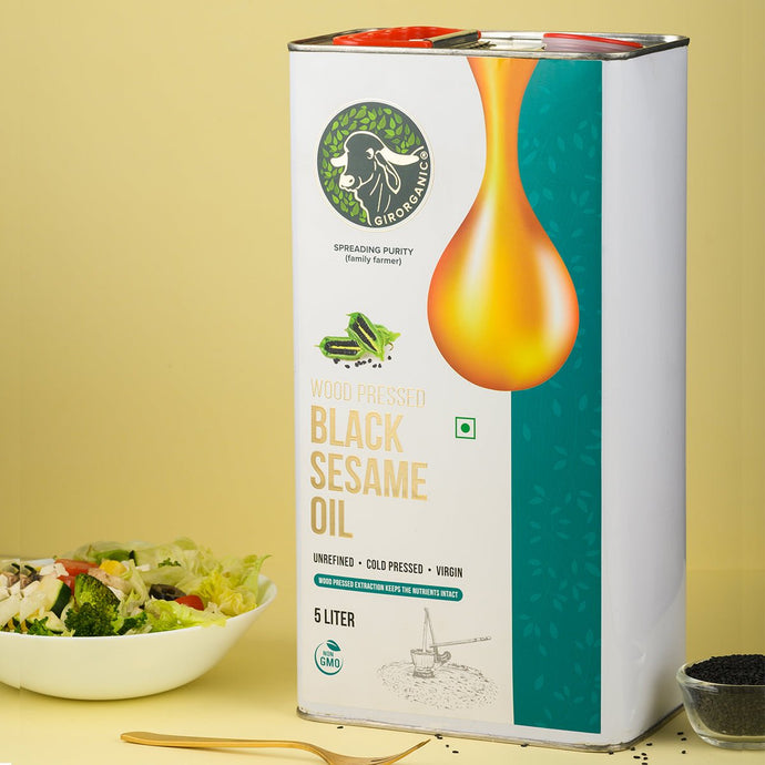 Wood Press Black Sesame Oil 5L