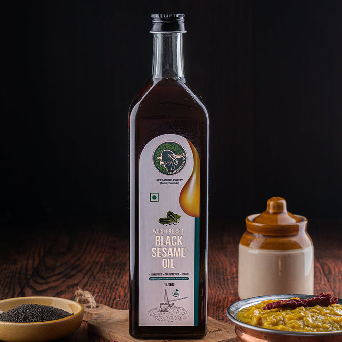 Wood Press Black Sesame Oil 1L